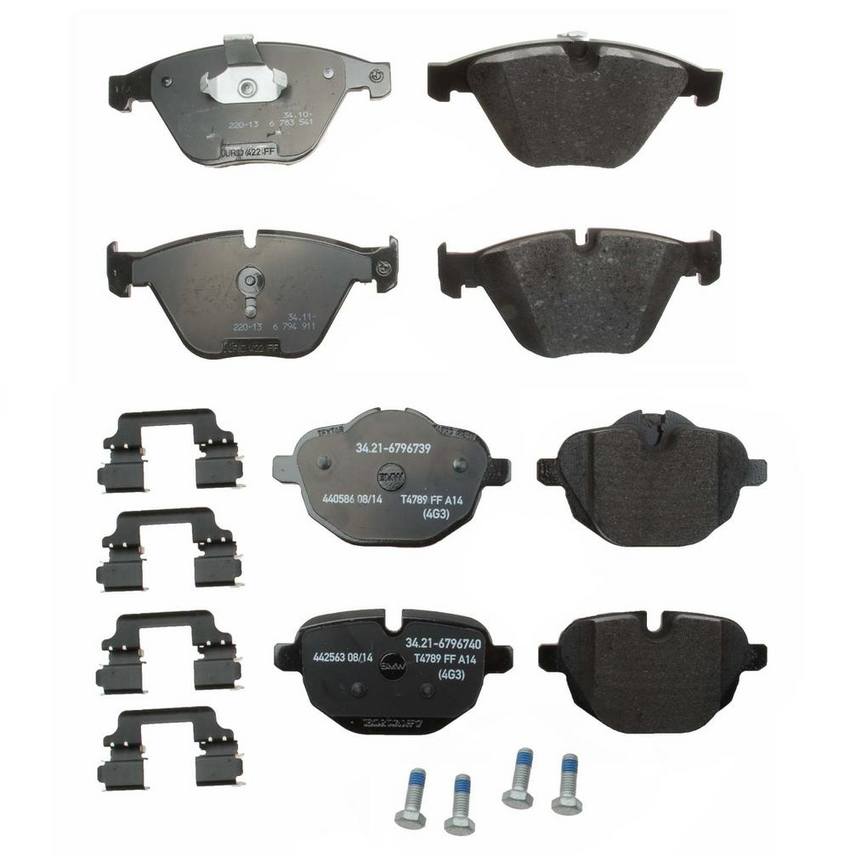 BMW Disc Brakes Kit - Pads Front and Rear